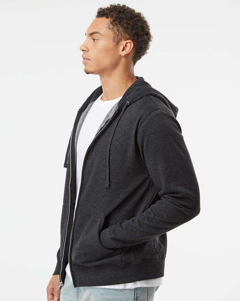 Lightweight Zip Hooded Sweatshirt