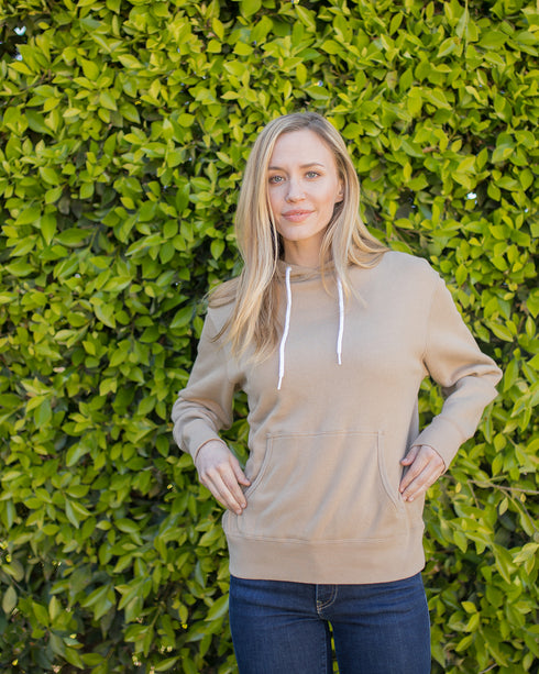 Unisex Lightweight Fitted Hooded Pullover Sweatshirt