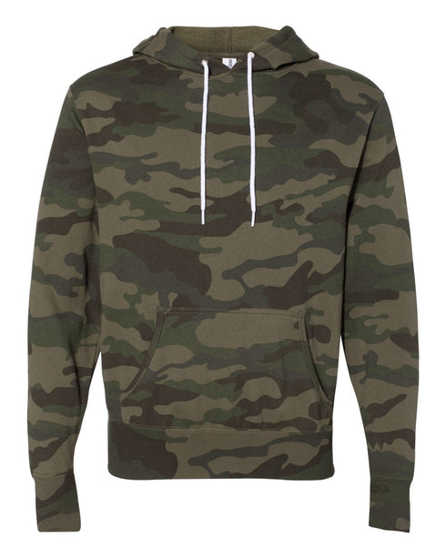 Unisex Lightweight Fitted Hooded Pullover Sweatshirt