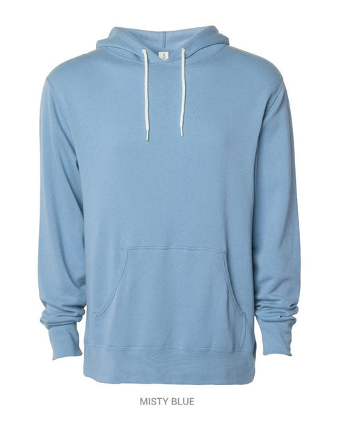Unisex Lightweight Fitted Hooded Pullover Sweatshirt