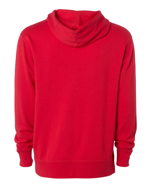 Unisex Lightweight Fitted Hooded Pullover Sweatshirt