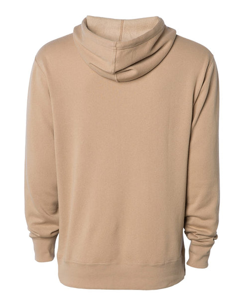 Unisex Lightweight Fitted Hooded Pullover Sweatshirt
