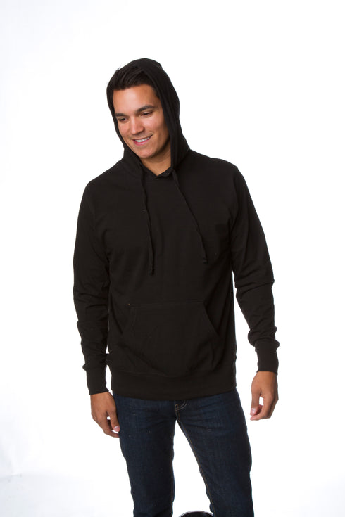 Lightweight Jersey Zip Hood