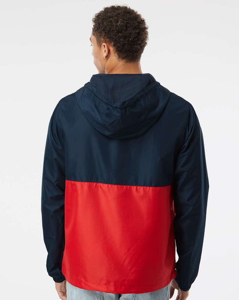 Lightweight Quarter-Zip Windbreaker Pullover Jacket