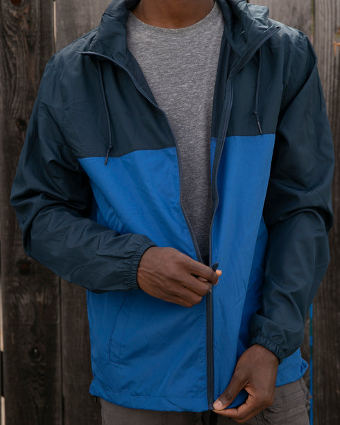 Lightweight Windbreaker Full-Zip Jacket
