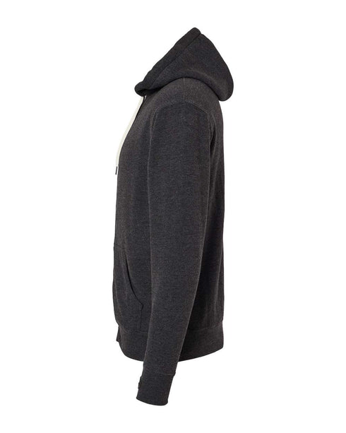 Unisex Heavyweight Sherpa Lined Heather Zip Hood