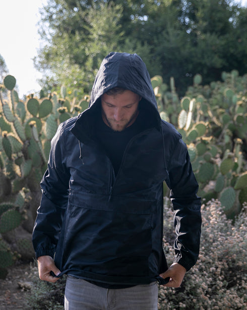 Water Resistant Windbreaker Anorak Jacket