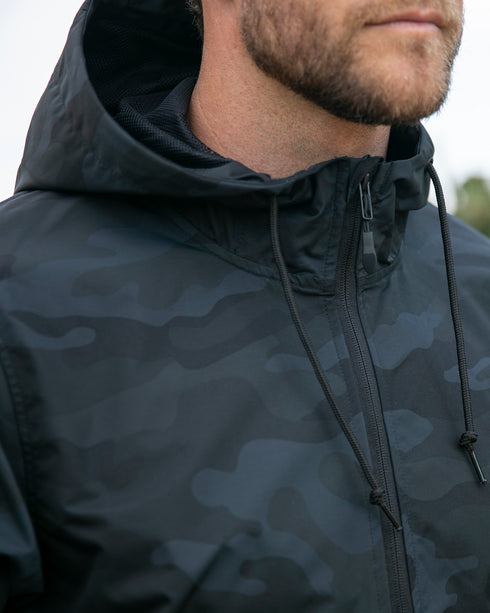 Water Resistant Windbreaker Anorak Jacket