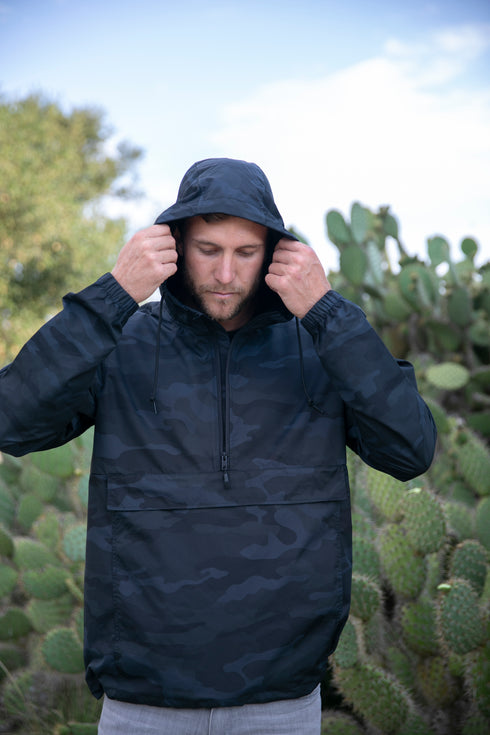 Water Resistant Windbreaker Anorak Jacket