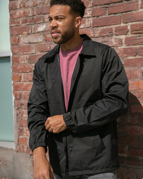 Water Resistant Windbreaker Coaches Jacket
