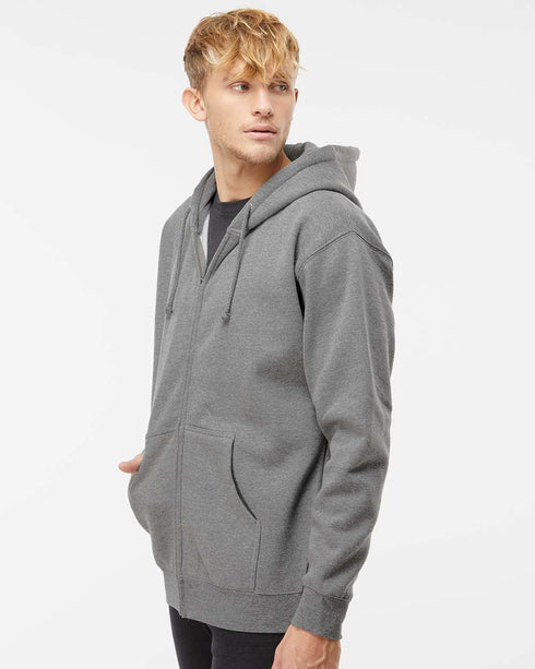 Heavyweight Full Zip Hooded Sweatshirt