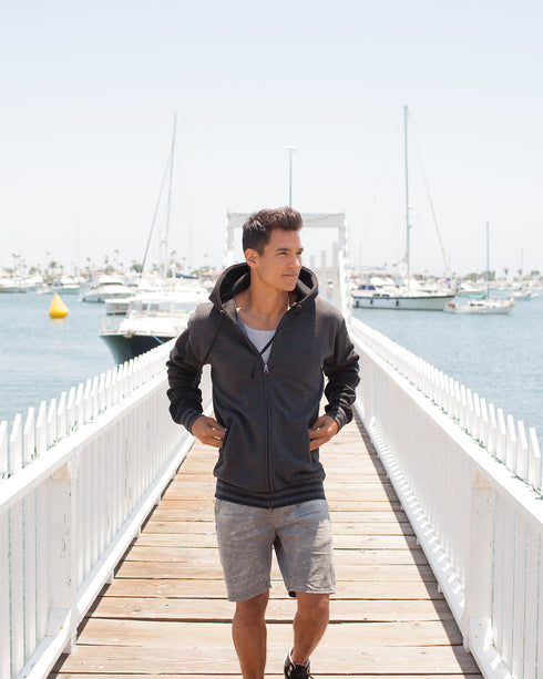 Heavyweight Varsity Full-Zip Hooded Sweatshirt