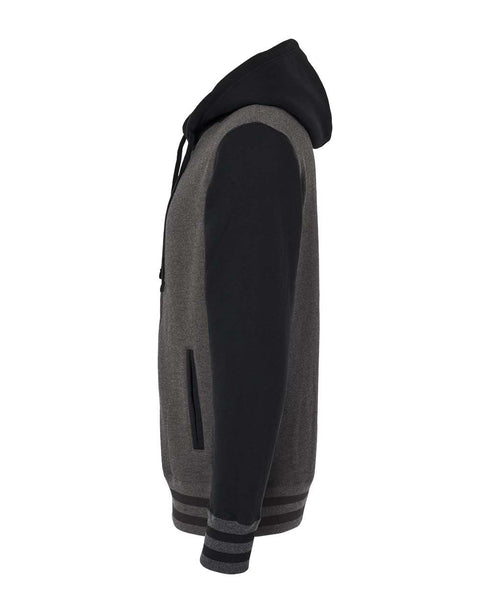 Heavyweight Varsity Full-Zip Hooded Sweatshirt