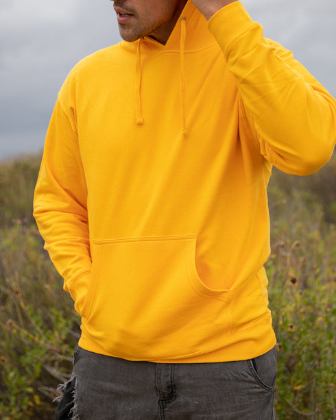 Midweight Hooded Pullover Sweatshirt