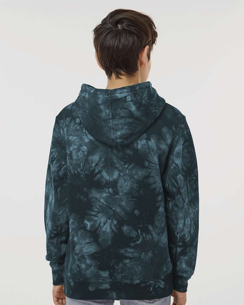 Youth Midweight Tie-Dye Hooded Pullover