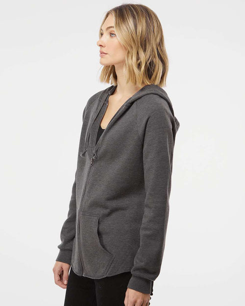 Women's California Wave Wash Full-Zip Hooded Sweatshirt