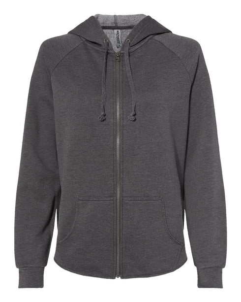 Women's California Wave Wash Full-Zip Hooded Sweatshirt