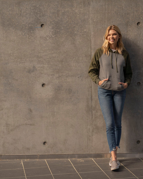 Unisex Special Blend Raglan Hooded Pullover