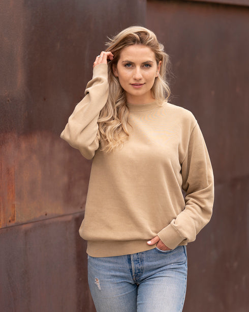 Midweight Pigment-Dyed Crewneck Sweatshirt