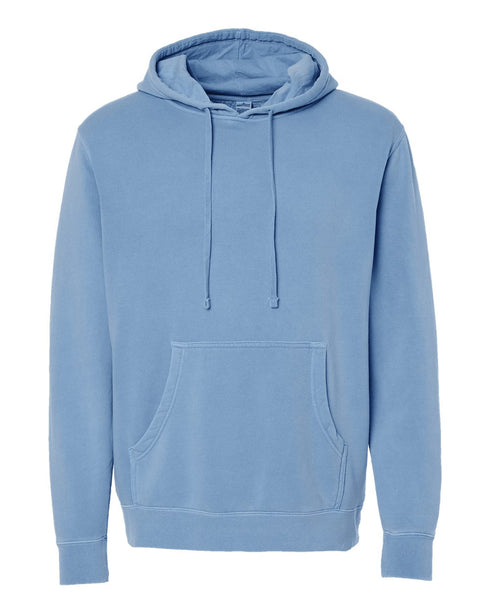 Unisex Midweight Pigment Dyed Hooded Pullover
