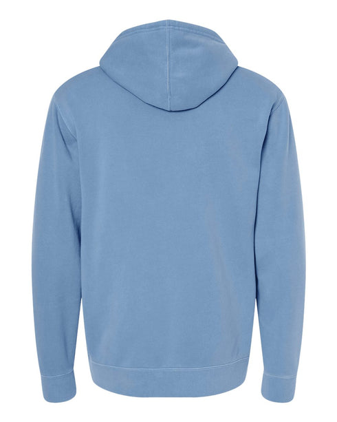 Unisex Midweight Pigment Dyed Hooded Pullover