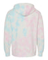 Unisex Midweight Tie Dye Hooded Pullover