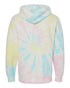 Unisex Midweight Tie Dye Hooded Pullover