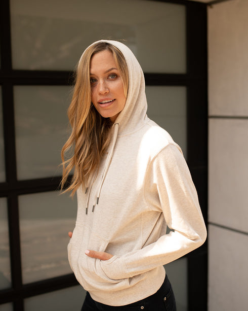 Unisex Heather French Terry Hooded Pullover