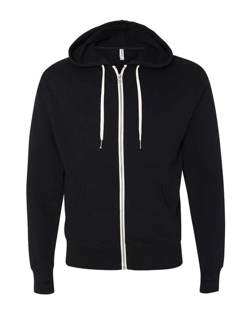 Unisex Heathered French Terry Full-Zip Hooded Sweatshirt (test)