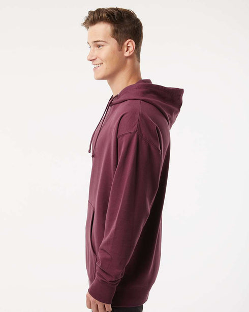 Midweight Hooded Pullover Sweatshirt