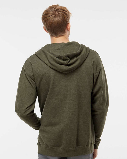 Midweight Full-Zip Hooded Sweatshirt