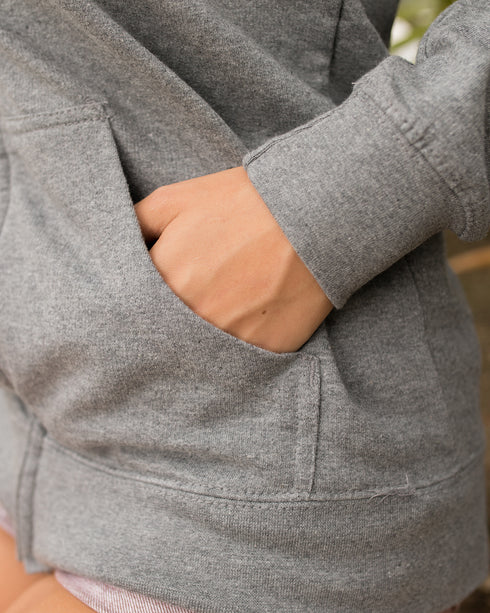 Women's Lightweight Zip Hooded Sweatshirt