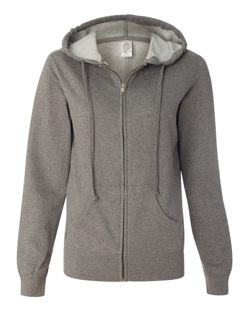 Women's Lightweight Zip Hooded Sweatshirt