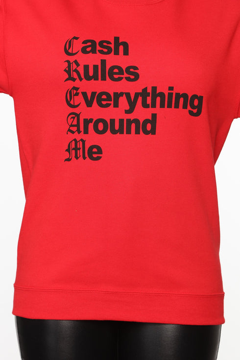 Monetary Motivation Sweatshirt - Red