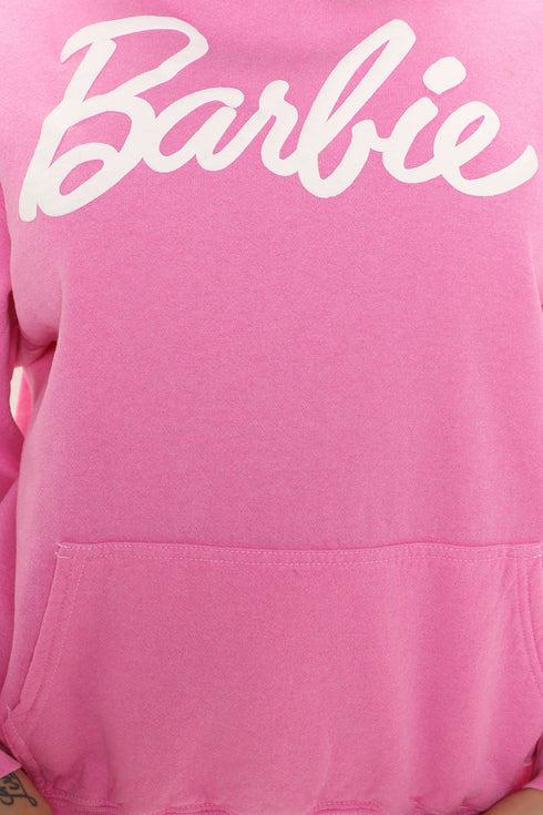 In A Barbie World Hoodie - Pink