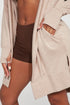 Errands To Run Long Jacket - Beige