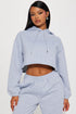 Find Out Fleece Jogger Set - Heather Grey
