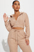 Stay Focused French Terry Jogger Set - Taupe