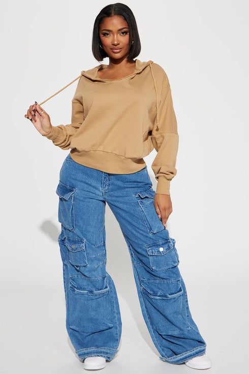 Gianna Lounge Hoodie - Nude