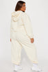 Find Out Fleece Jogger Set - Cream