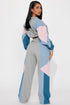 Coreen Colorblock Pant Set - Heather Grey