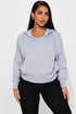 Gianna Lounge Hoodie - Heather Grey