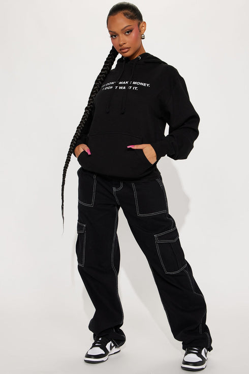 If It Don't Make Money Hoodie - Black