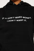 If It Don't Make Money Hoodie - Black