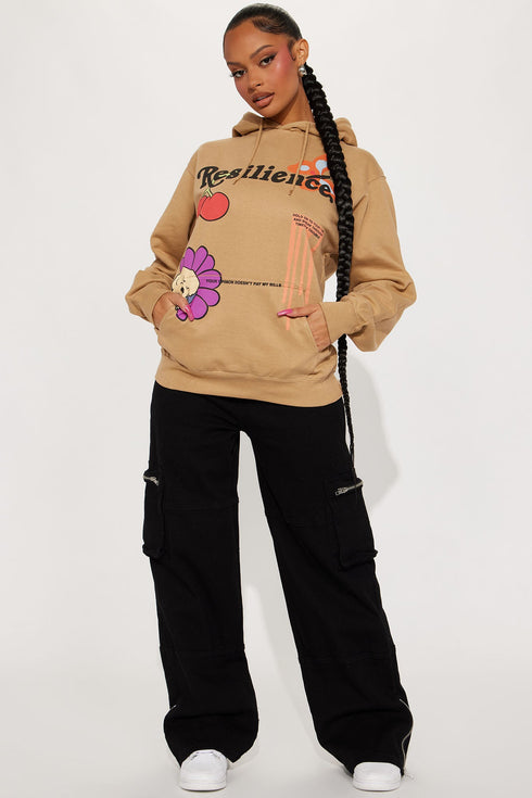 Resilience Graphic Hoodie - Nude