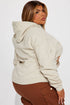 No Bad Days Teddy Bear Hoodie - Taupe