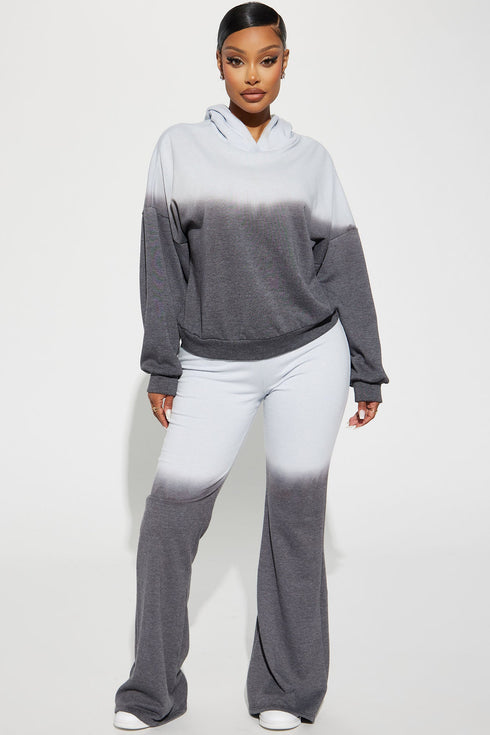 Give It To Me Ombre Lounge Hoodie - Blue/combo