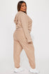Stay Focused French Terry Jogger Set - Taupe