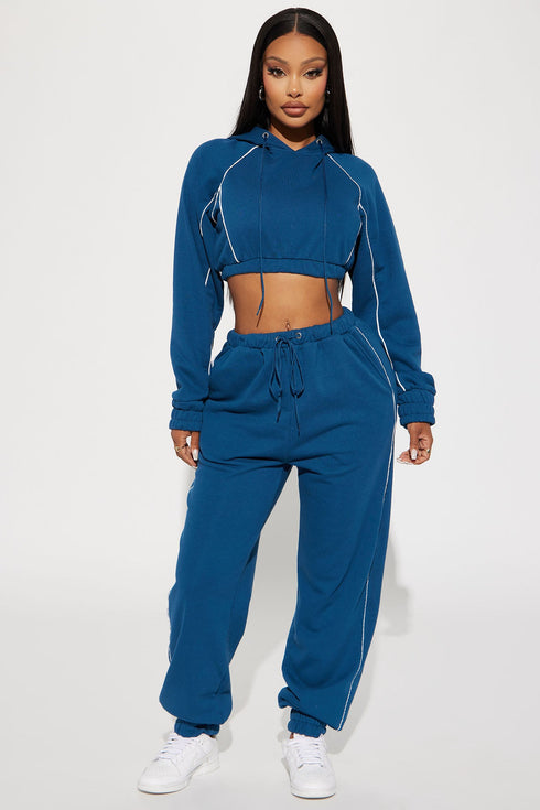 Good Moves Lounge Hoodie - Navy