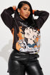 Live Like Betty Graphic Hoodie - Black/Orange